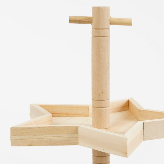 Weihnachtsetagere Braun