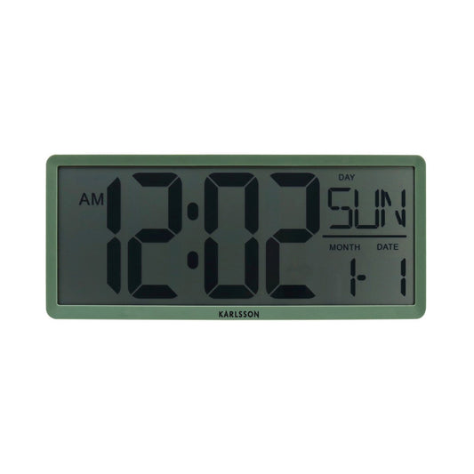 Wand-/Tischuhr Retro LCD