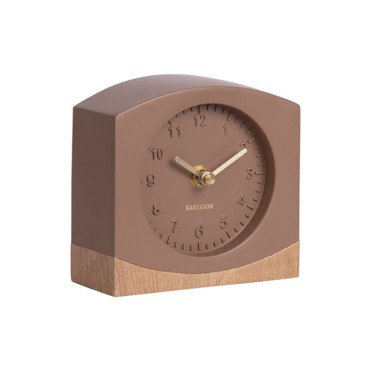 Tischuhr Paris mit Holz