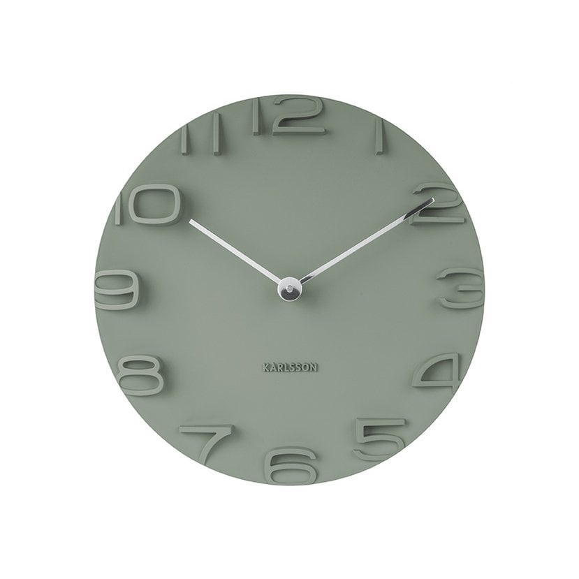 Wanduhr am Rande
