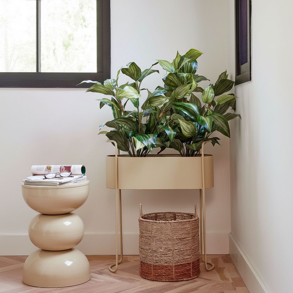 Blumentopf innen Moritz Beige