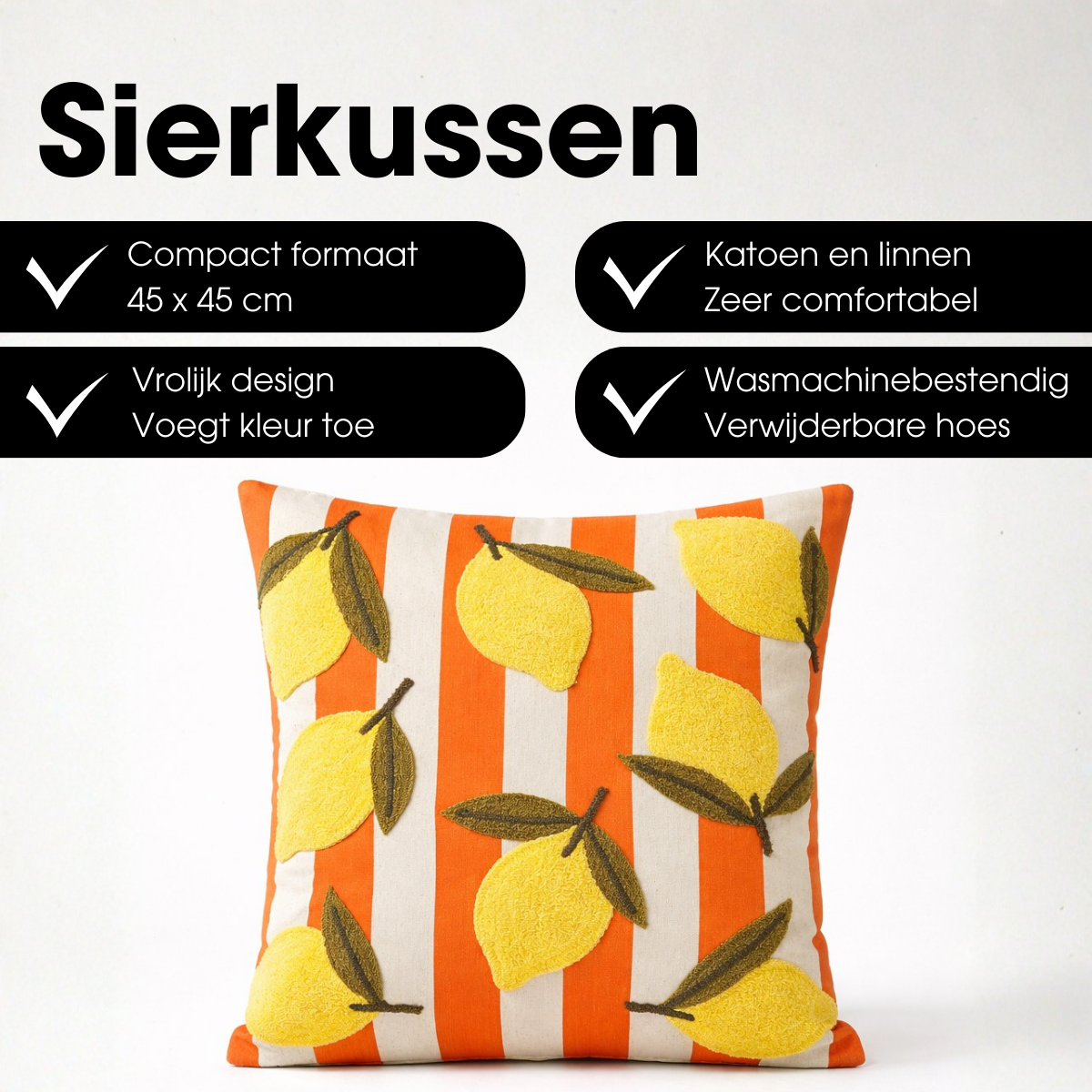 Dekokissen Mehrfarbig