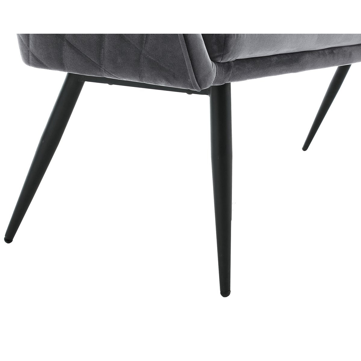 Bench 160 cm velvet gray