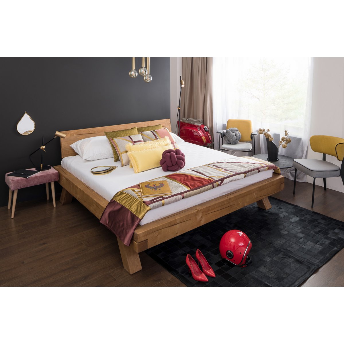 Beam bed 160 x 200 cm