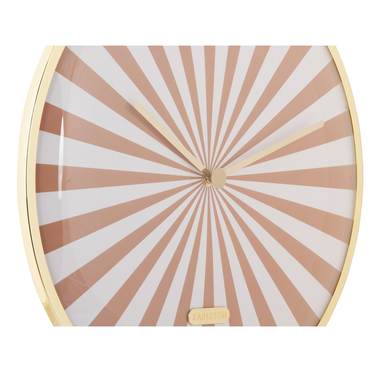 Wanduhr Candy Swirl Dome