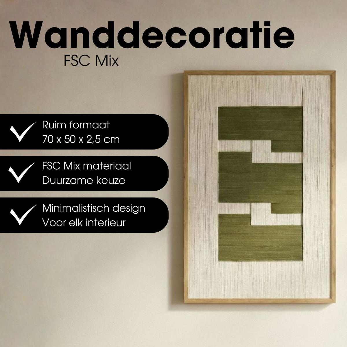 Wanddekoration Grün