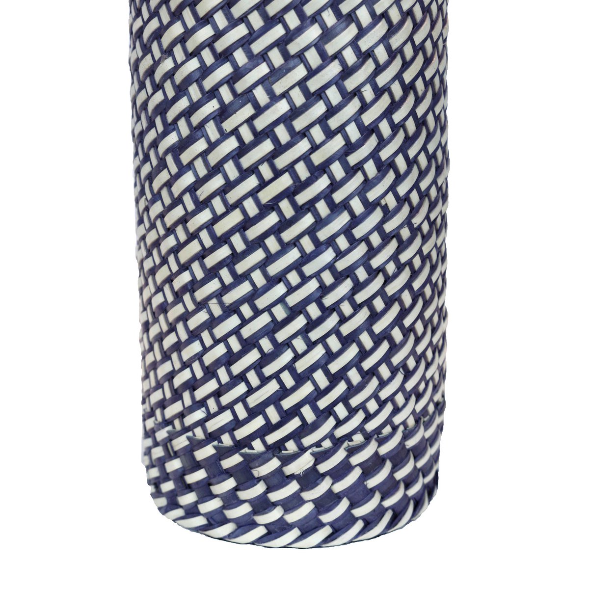 Table lamp black/white 29 cm with LED battery