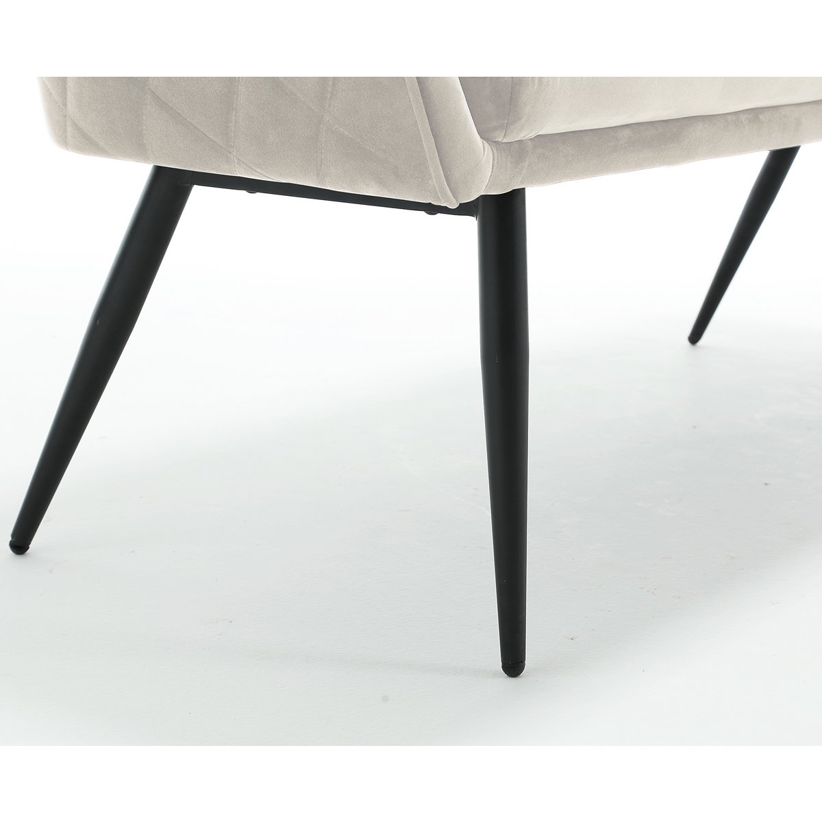 Bench 160 cm velvet cream