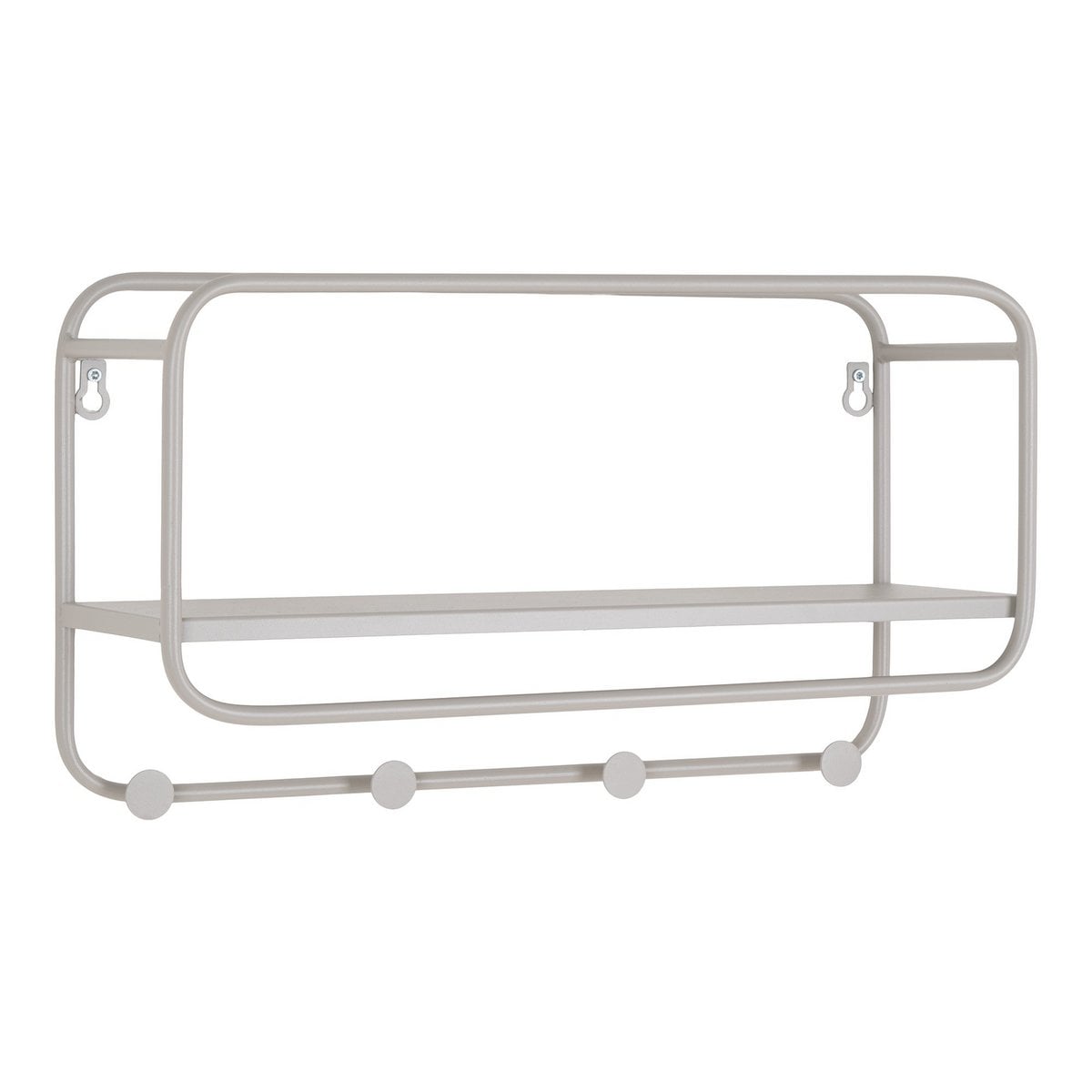 Feira Hutablage – Cool Grey, Stahl, 45 x 15 x 25 cm