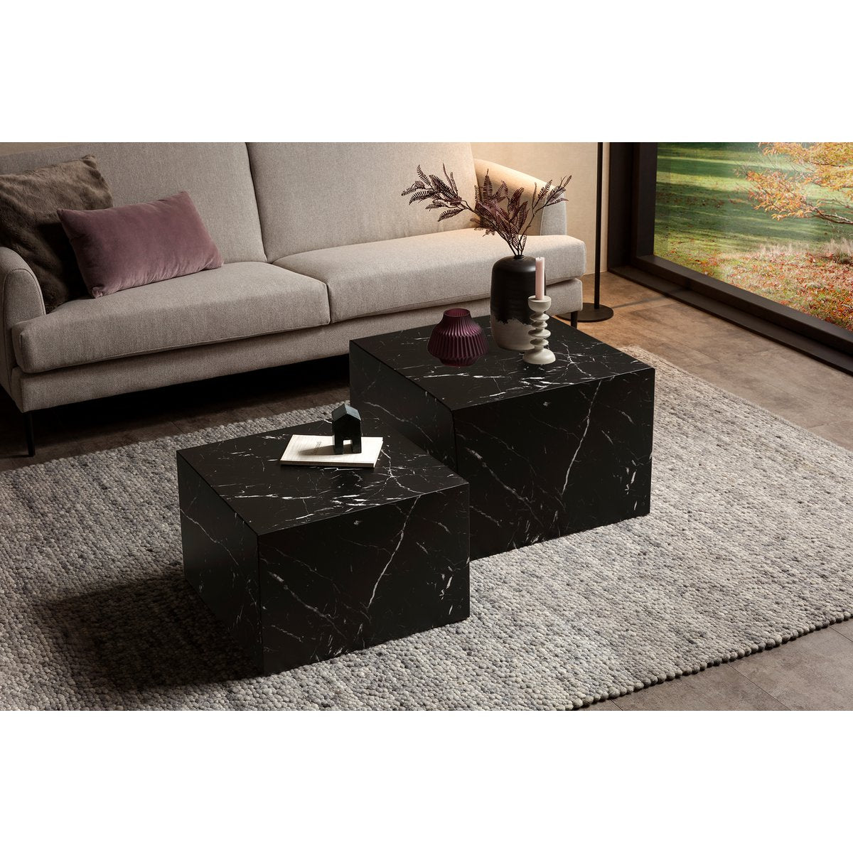 Coffee table set of 2