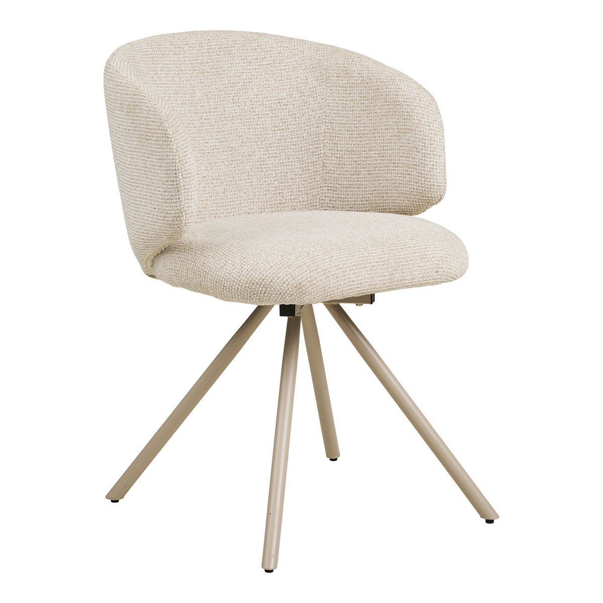 Fulham Esszimmerstuhl mit Drehgelenk, Sand, Sandbeine, HN1320 – 2er-Set