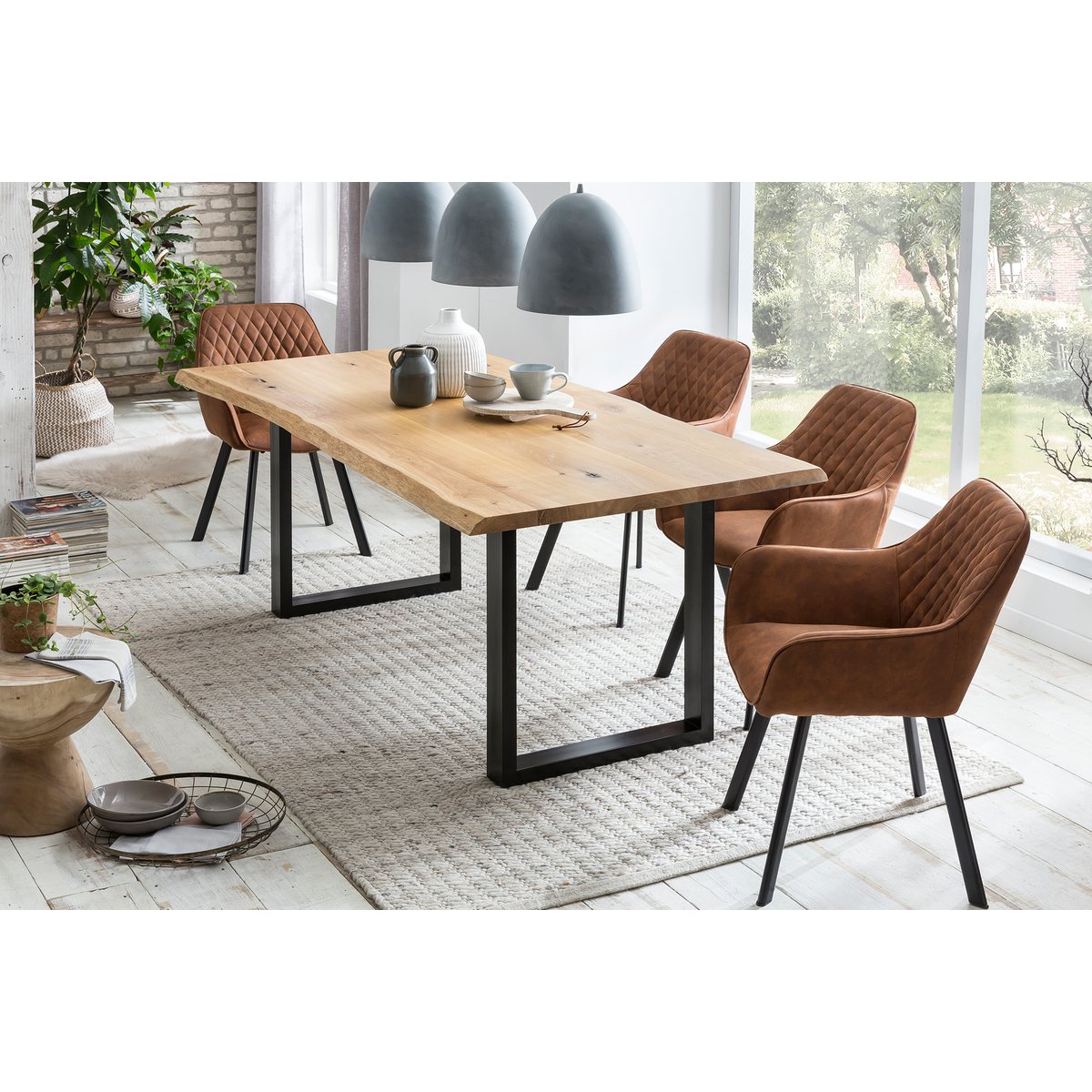 Dining table 140x80 cm made of oak