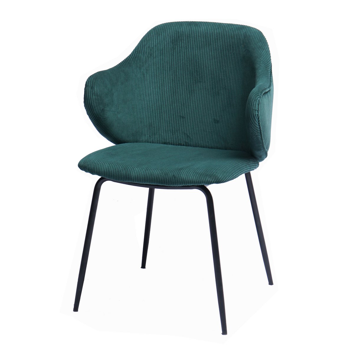Set of 2 armchairs dark green
