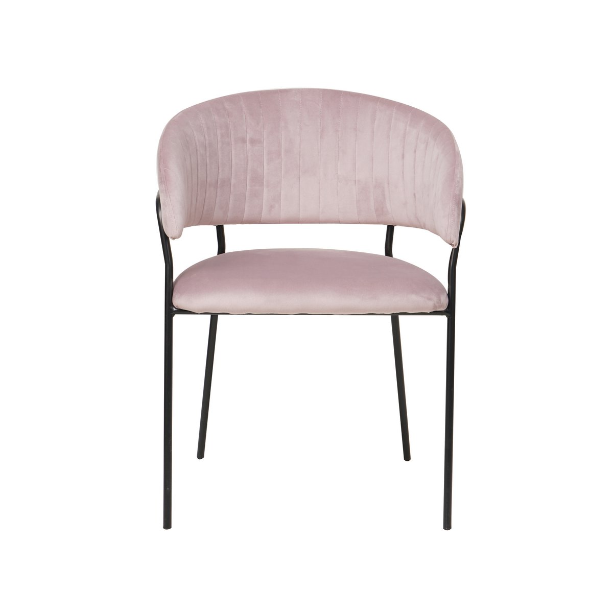 Chair velvet with back quilting rose