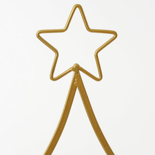 Dekorativer Weihnachtsbaum Gold