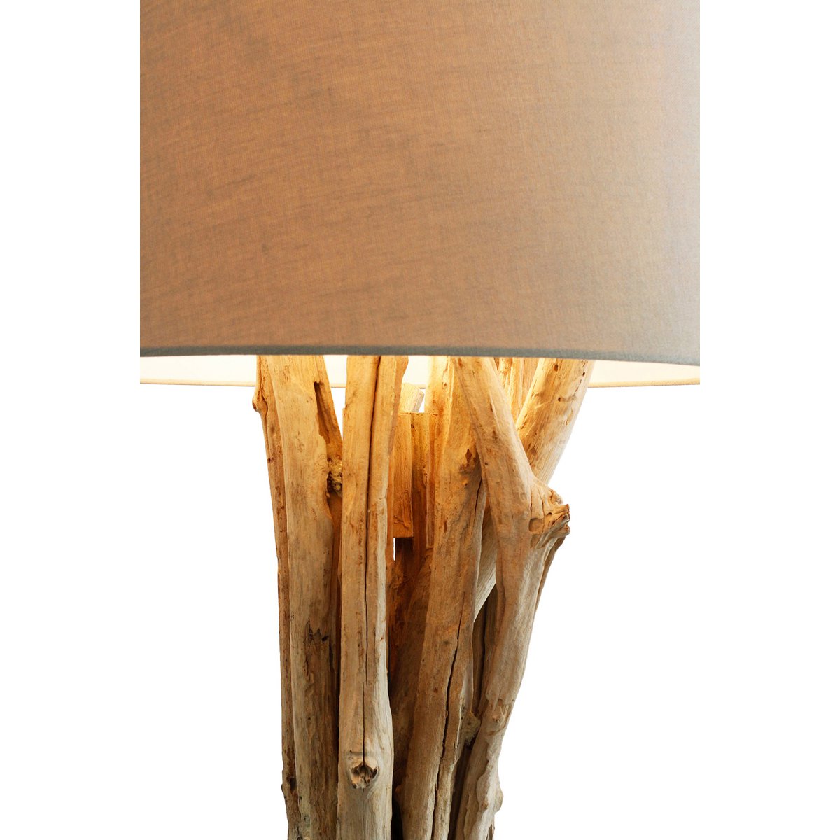 Floor lamp driftwood white 145 cm