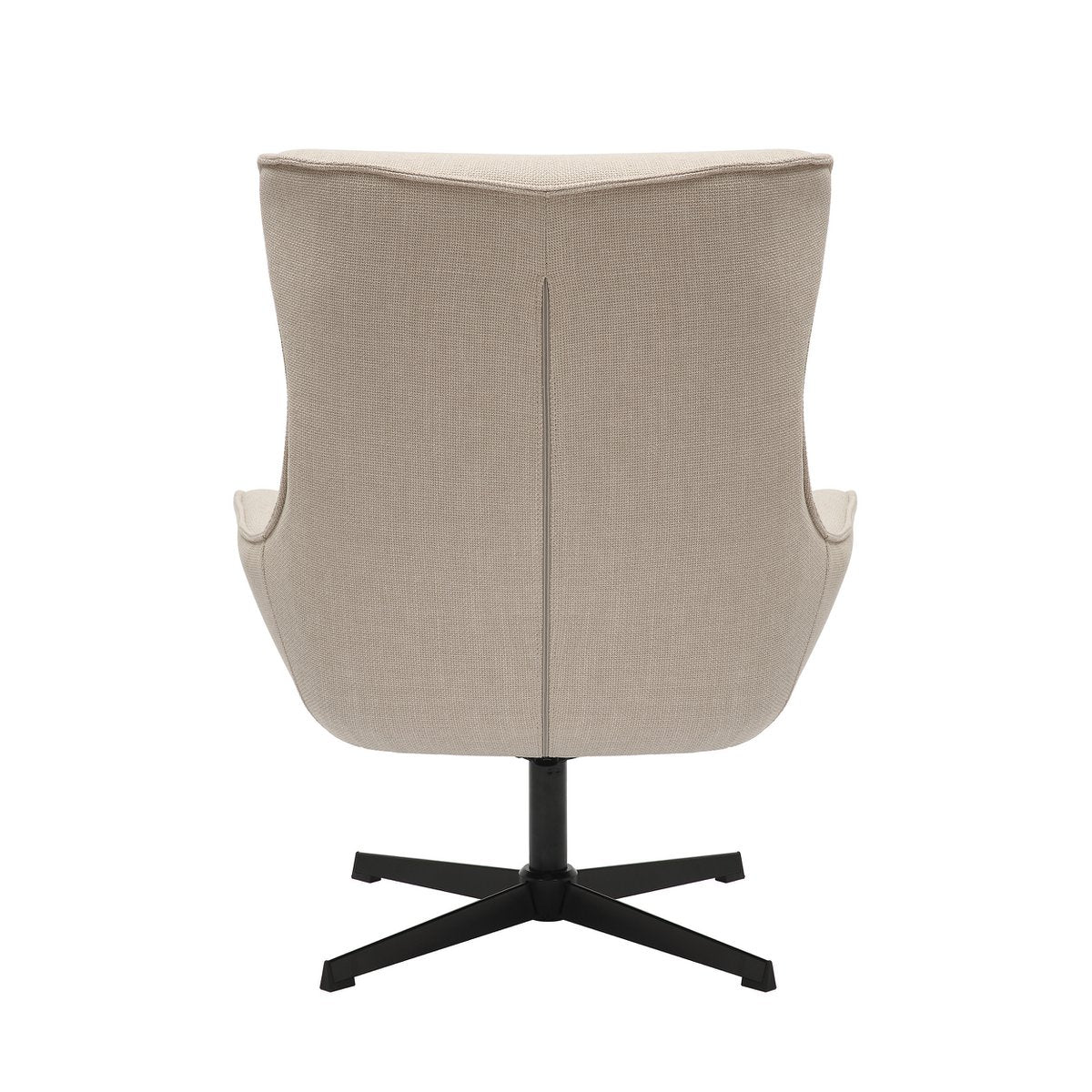 Armchair structural fabric beige