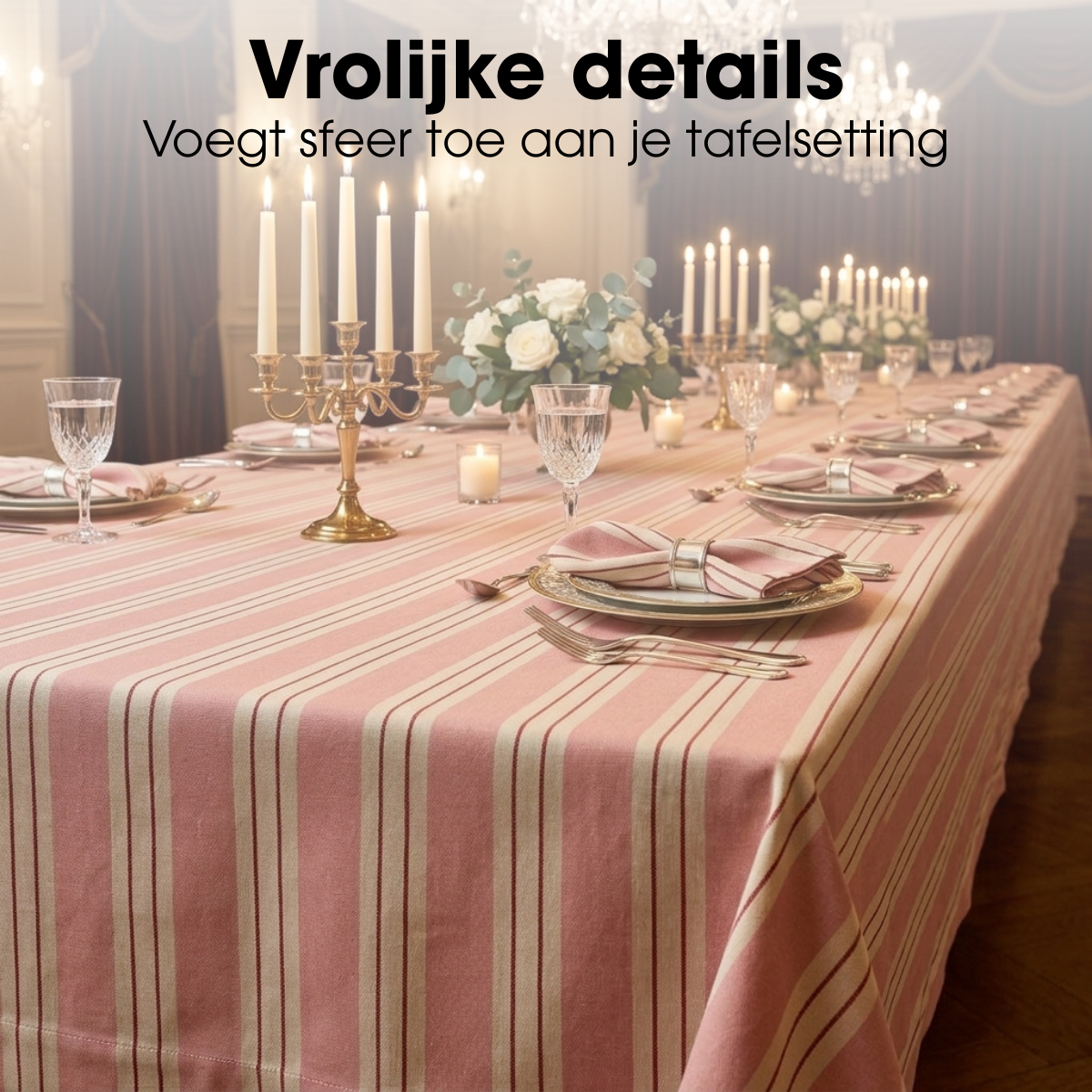 Tischdecke Evie Pink