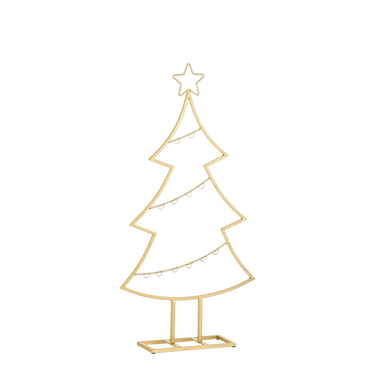Dekorativer Weihnachtsbaum Gold