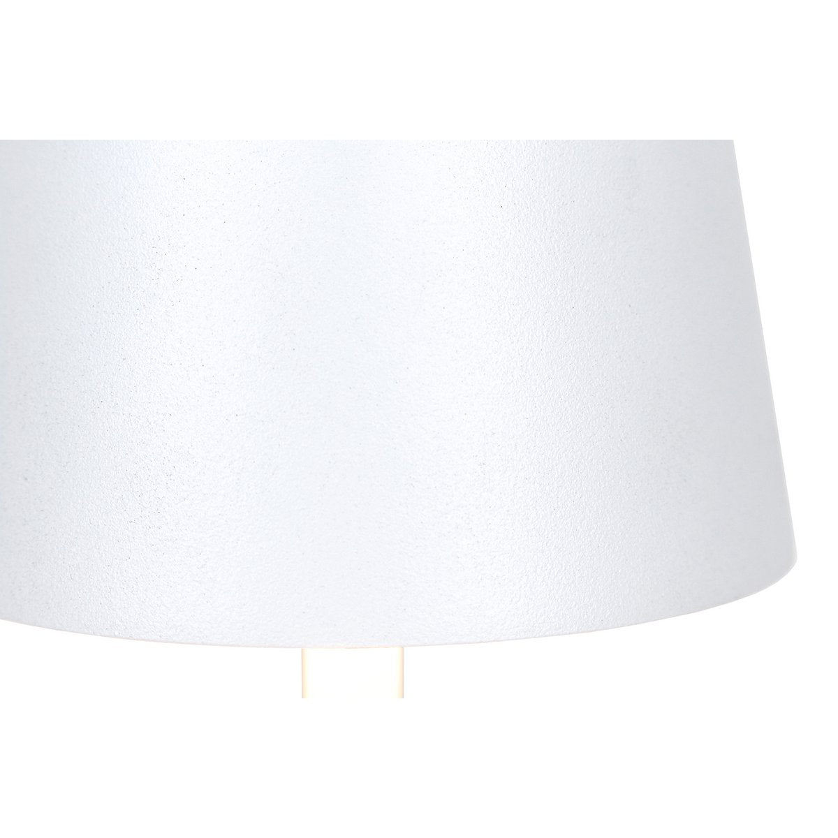 Tischleuchte 29 cm Natur/Weiß mit LED-Akku