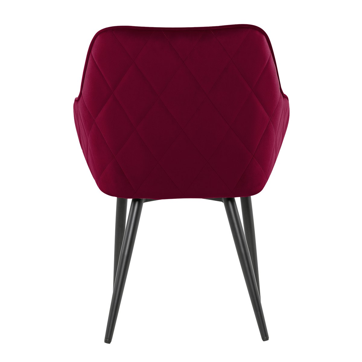 Dining chair red velvet