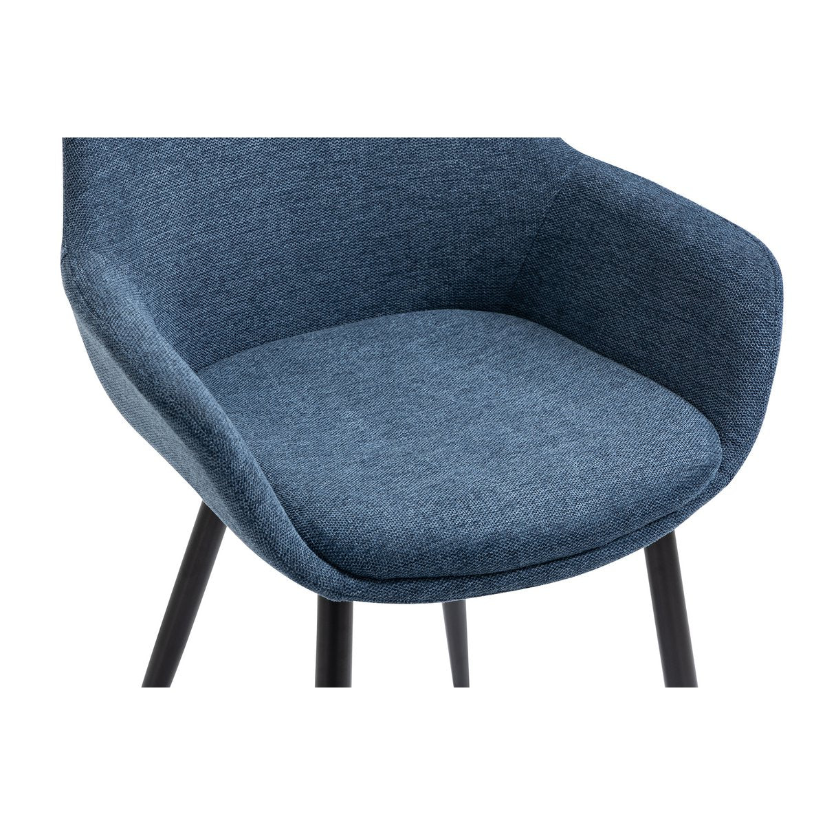 Set of 2 armchairs dark blue
