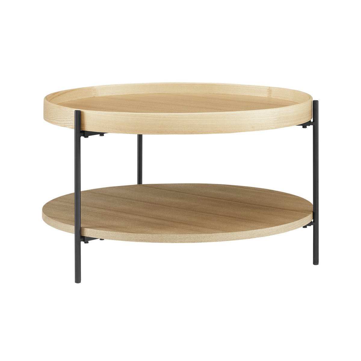 Couchtisch Ø 69 cm Eiche