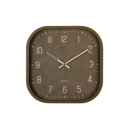 Quadratische Elementar-Wanduhr