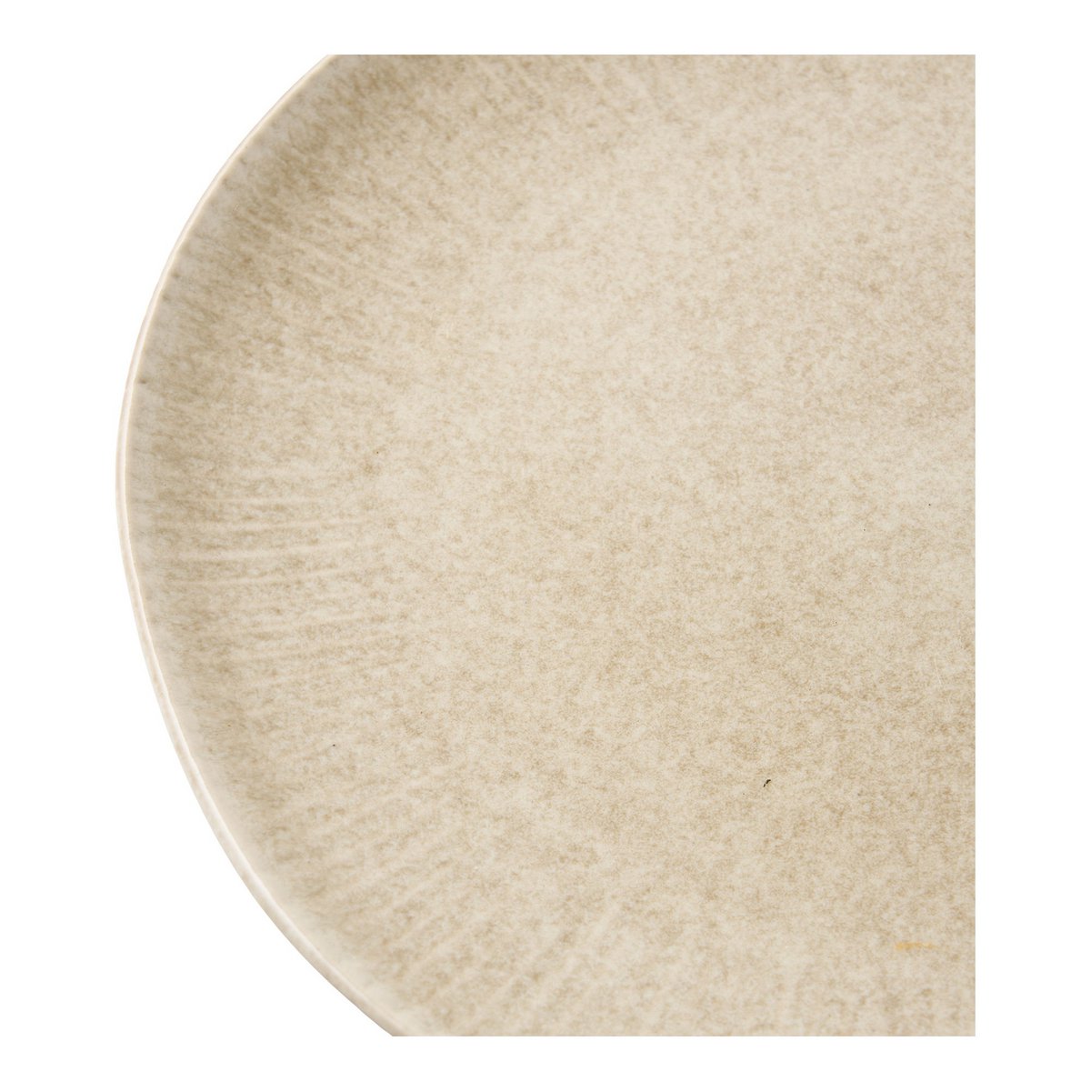 Viola Lunchteller, Keramik, Beige, ø21 cm, 4er-Set