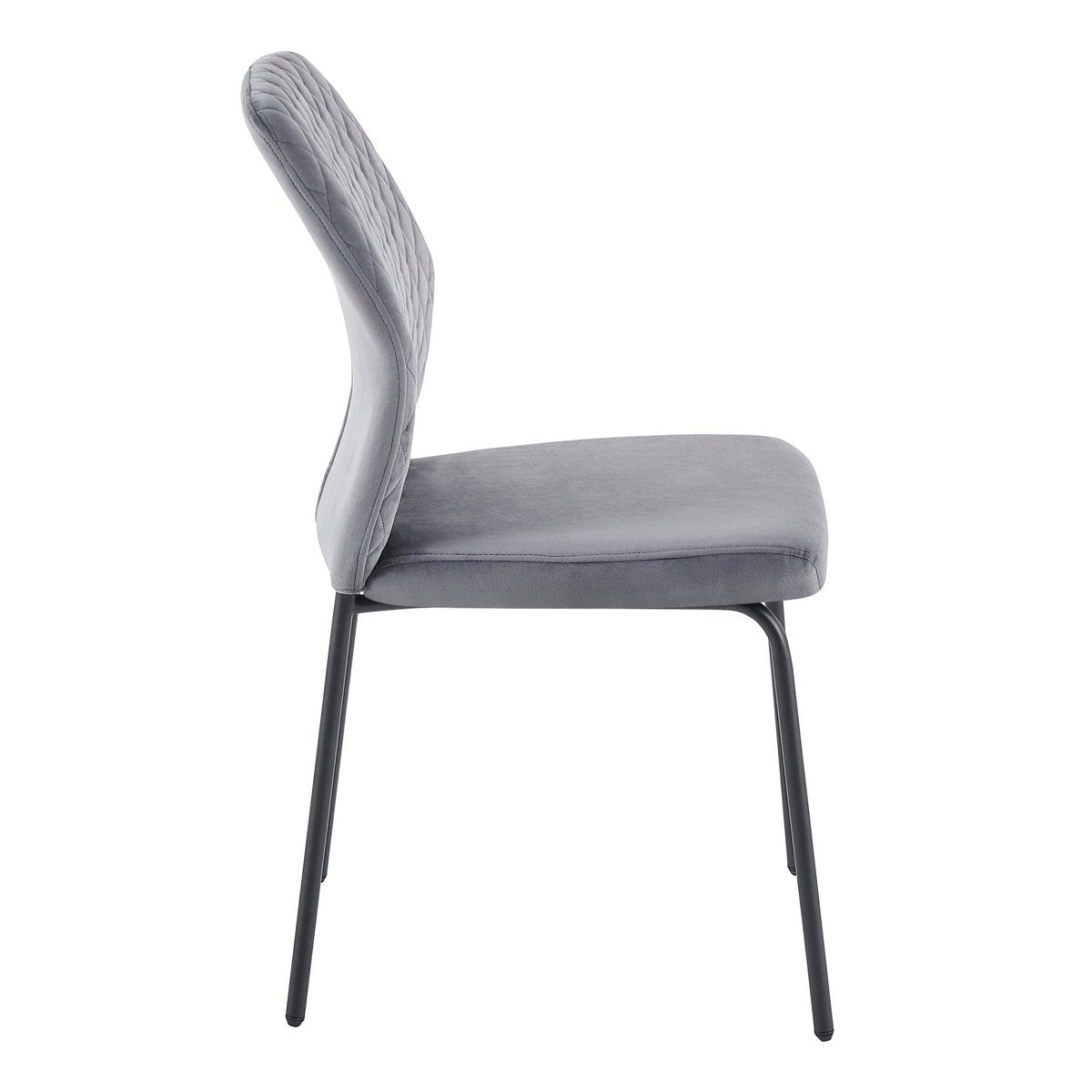 Chair set of 2 gray
