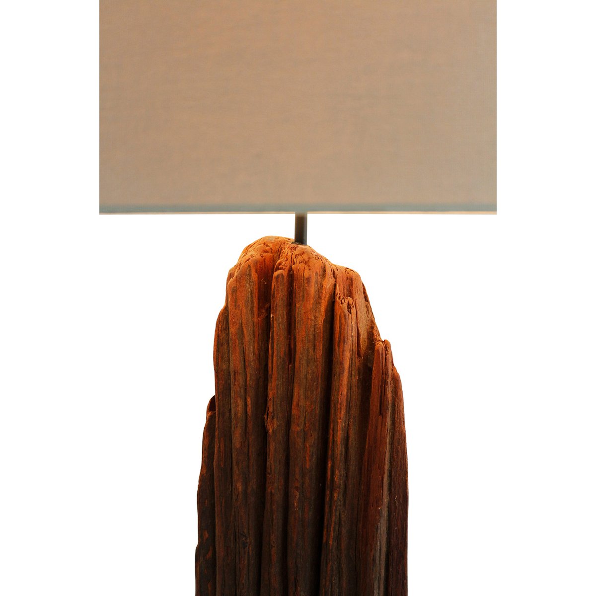 Stehleuchte Treibholz Natur/Weiß 175 cm