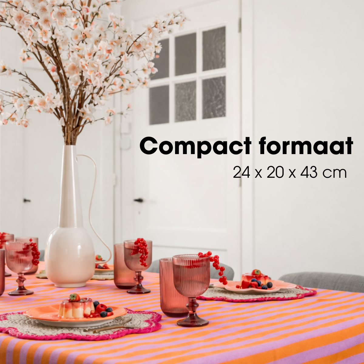 Vase Tosno Cremeweiß