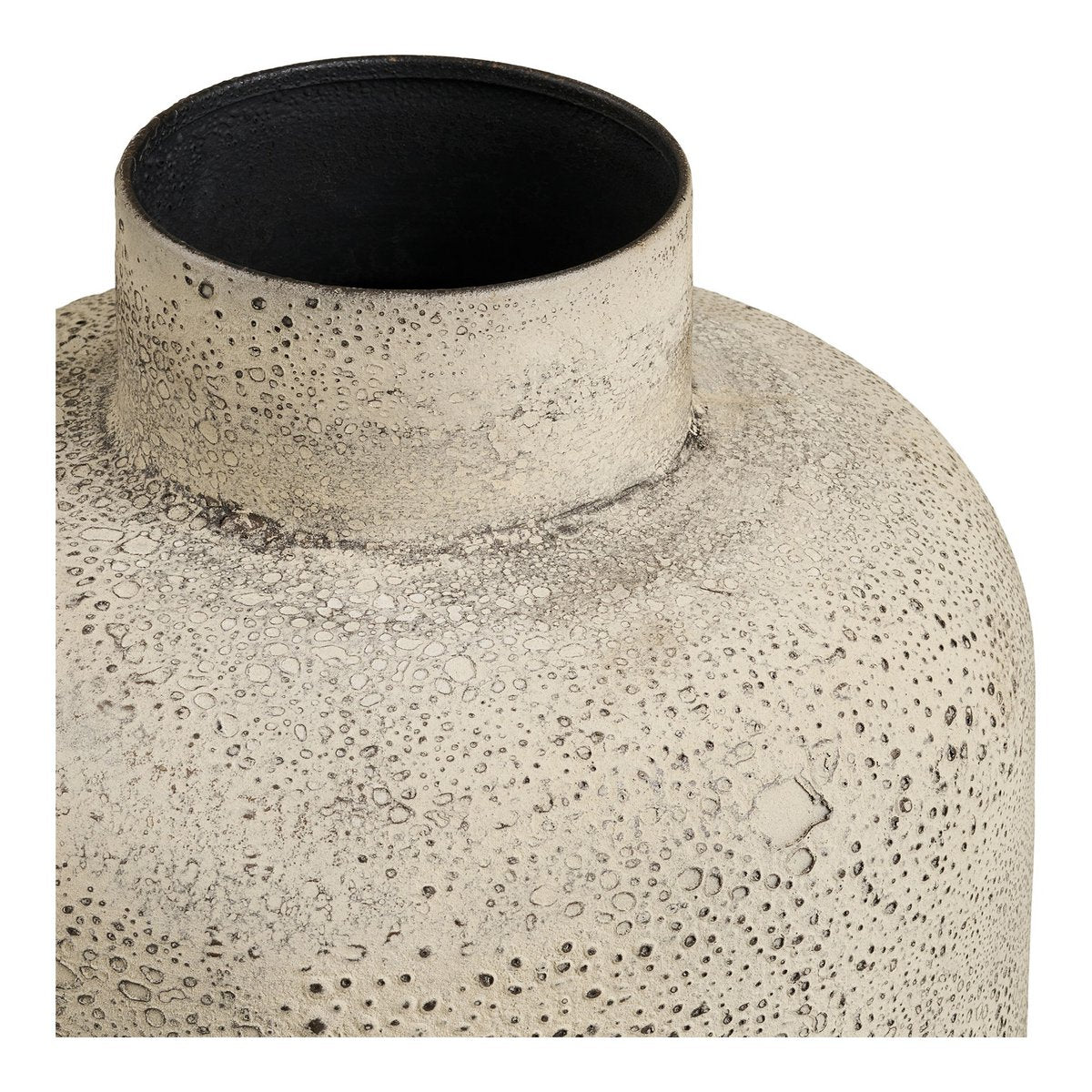 Hou Dekotopf, Metall, antikbeige, ø24x78,5 cm