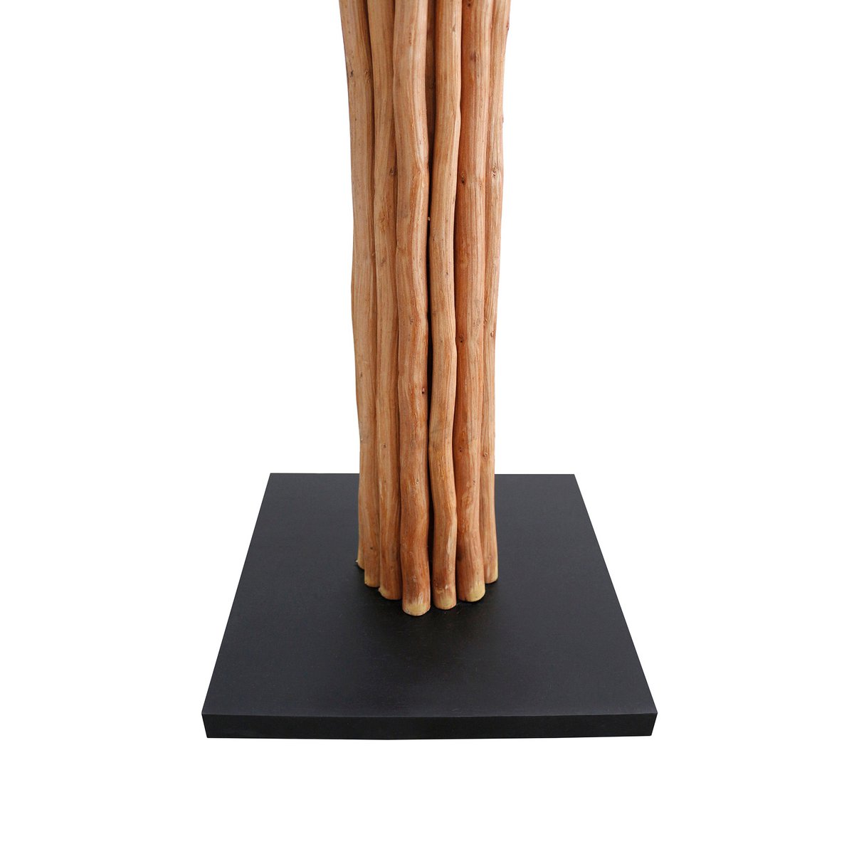 Stehleuchte Treibholz Natur/Weiß 175 cm