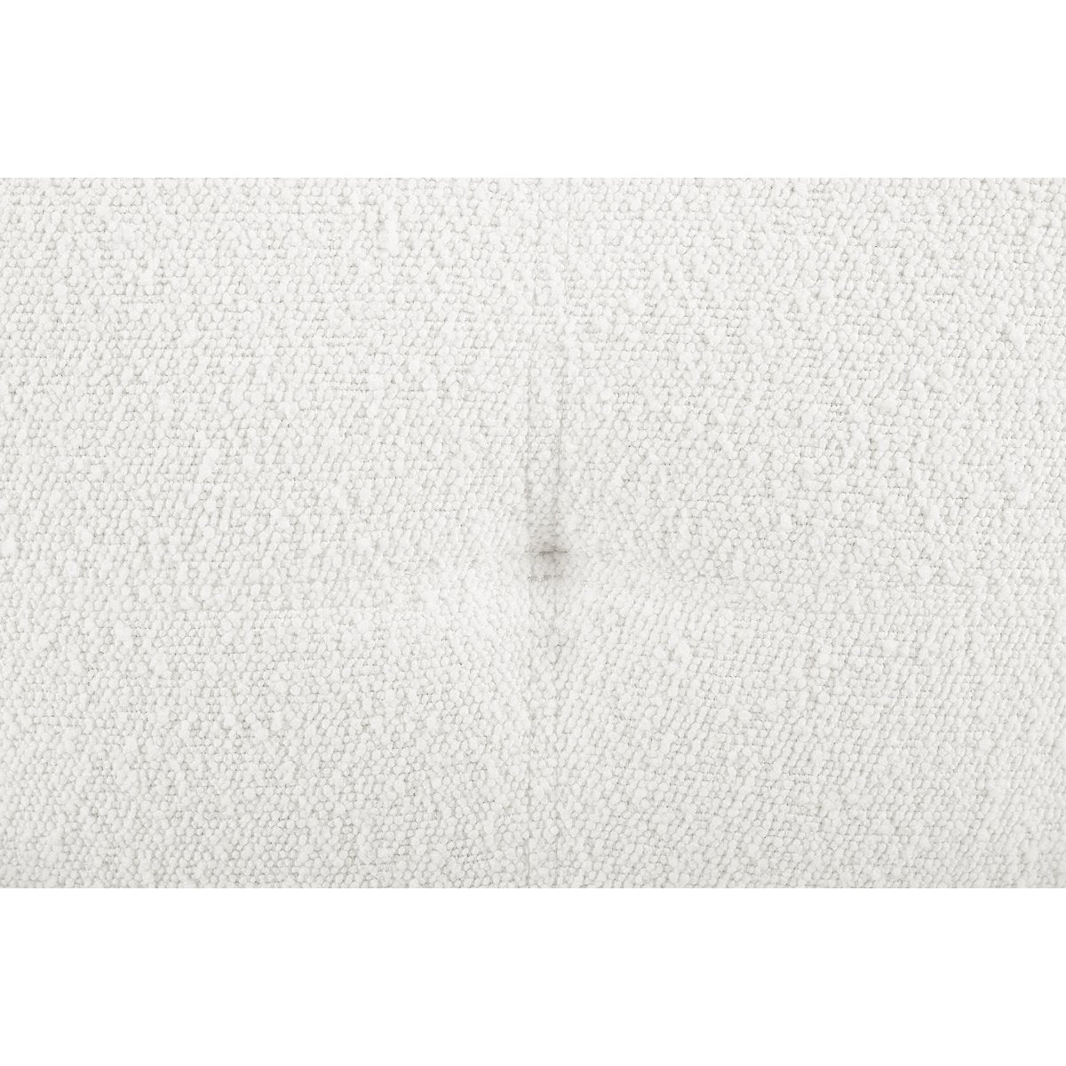 Armchair Bouclé fabric white
