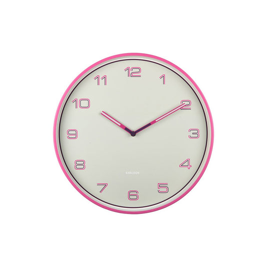 Wanduhr mit linierten Zahlen