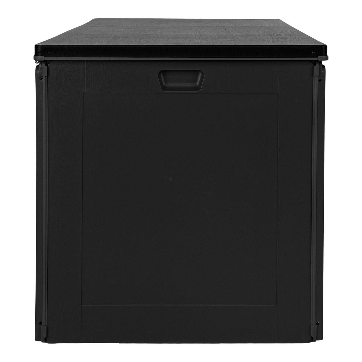 Dubrovnik Cushion Box - Kissenbox, Kunststoff, schwarz, 146,5x61x64,5 cm, 490 L