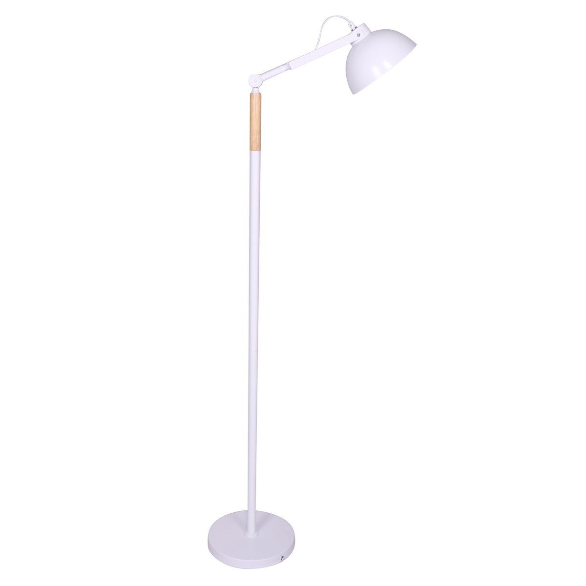 Floor lamp Scandinavian white/natural