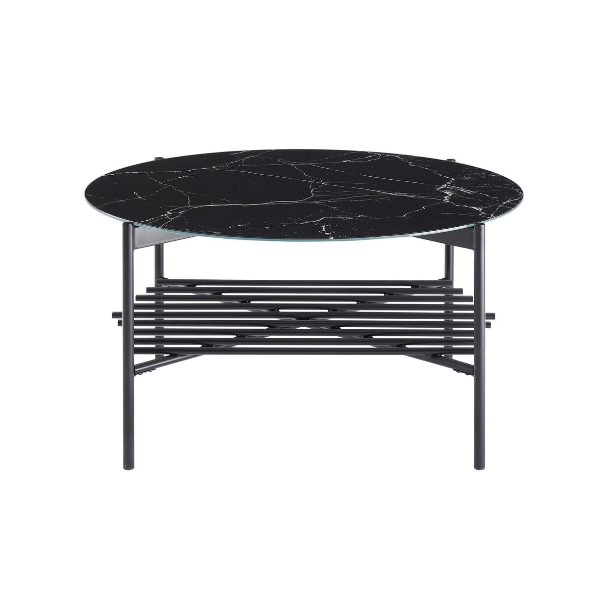 Coffee table Ø 84 cm black