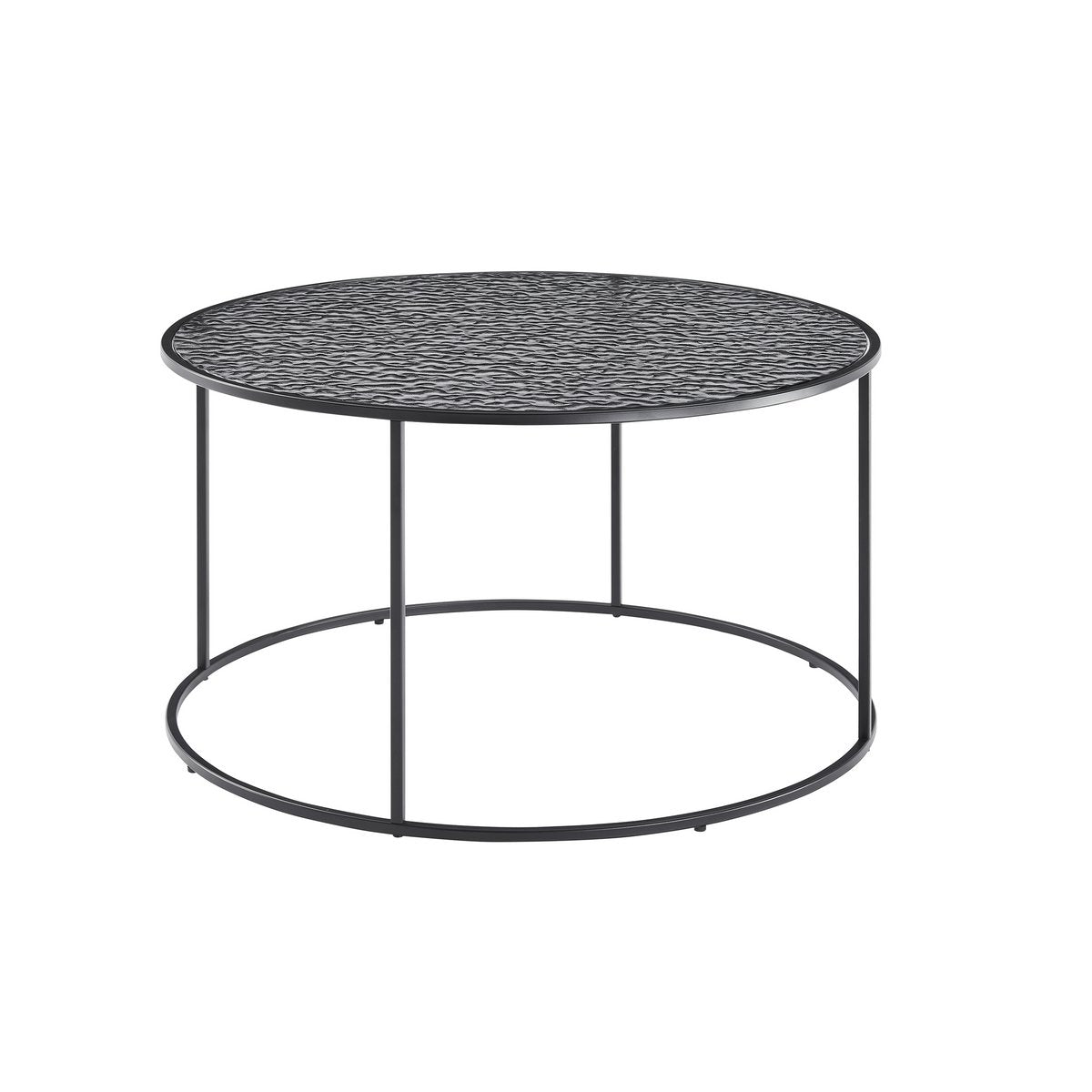 Coffee table Ø 80 cm black