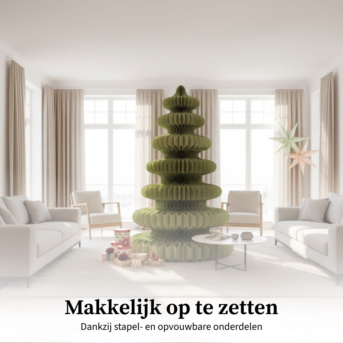 Dekorativer Weihnachtsbaum Grün