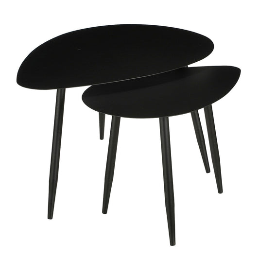 Beistelltischset Schwarz
