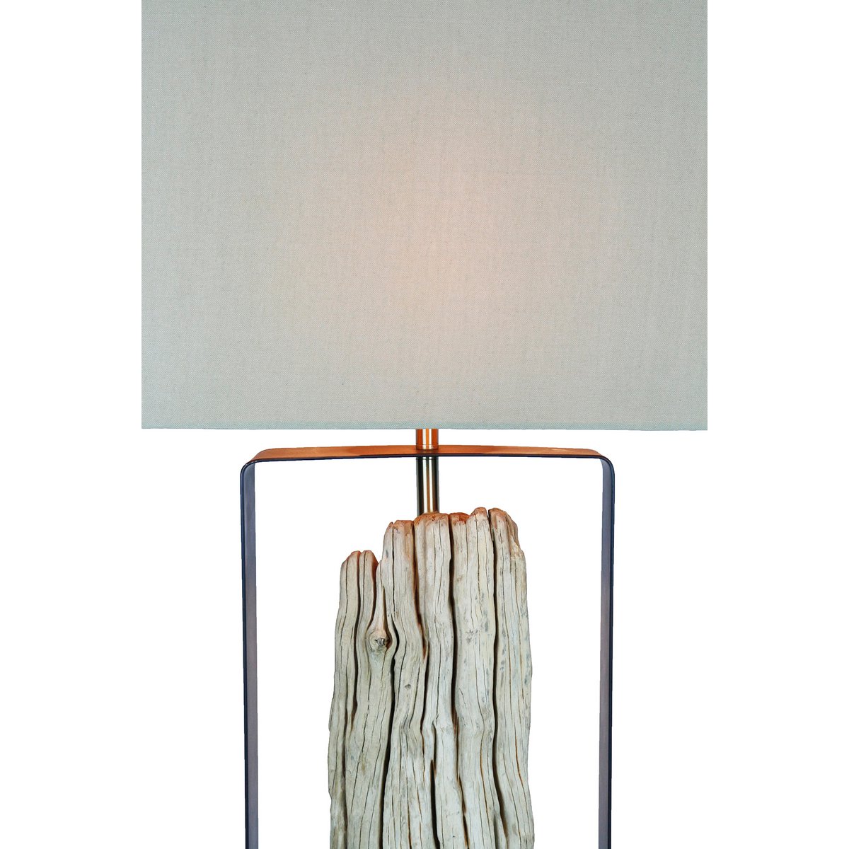Stehleuchte Treibholz Natur/Beige 165 cm