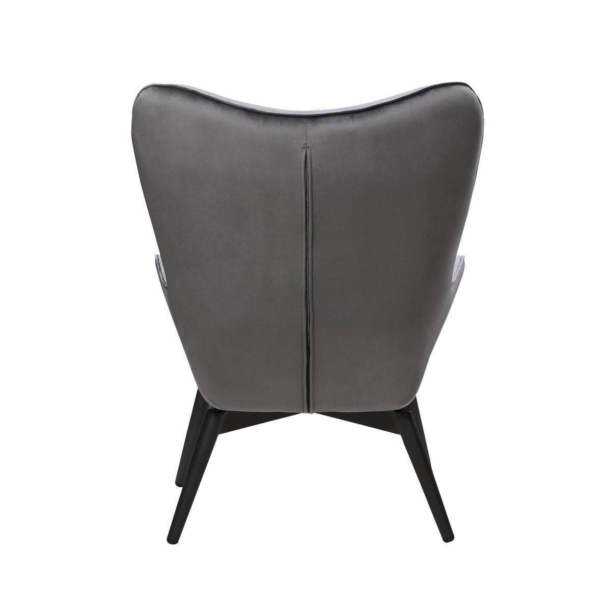 Armchair gray velvet