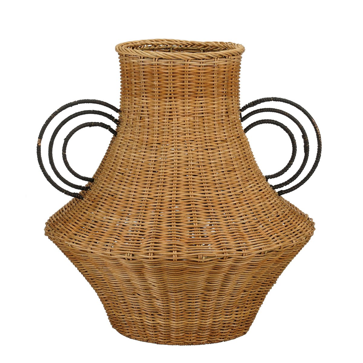 Dekorative Vase Fabiola Hellbraun