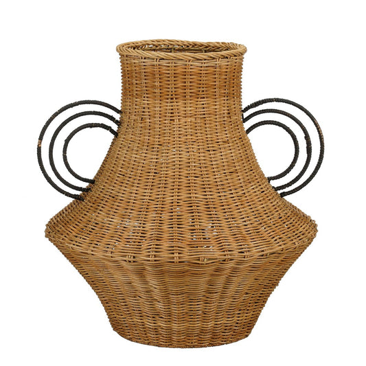 Dekorative Vase Fabiola Hellbraun