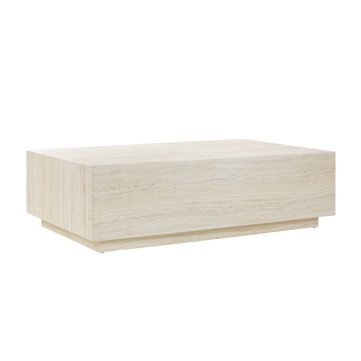 Travertine coffee table 120x75 cm