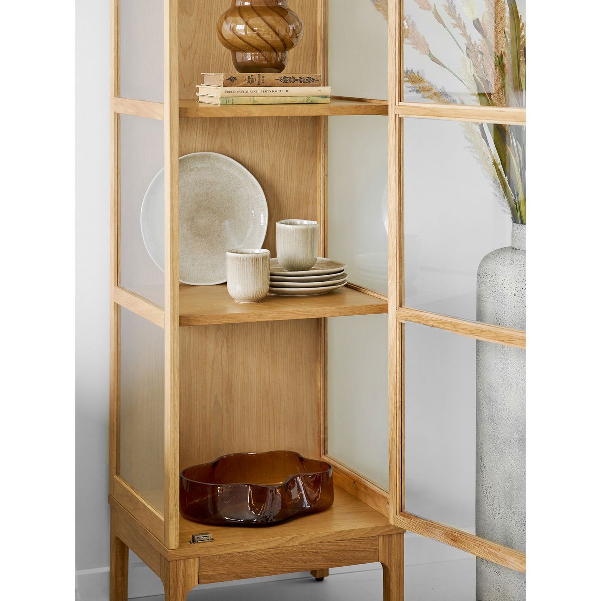 Viola Lunchteller, Keramik, Beige, ø21 cm, 4er-Set