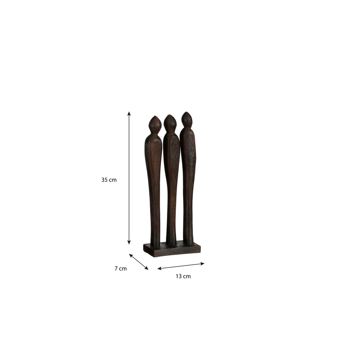 Dekorative Statue Pegara Brown