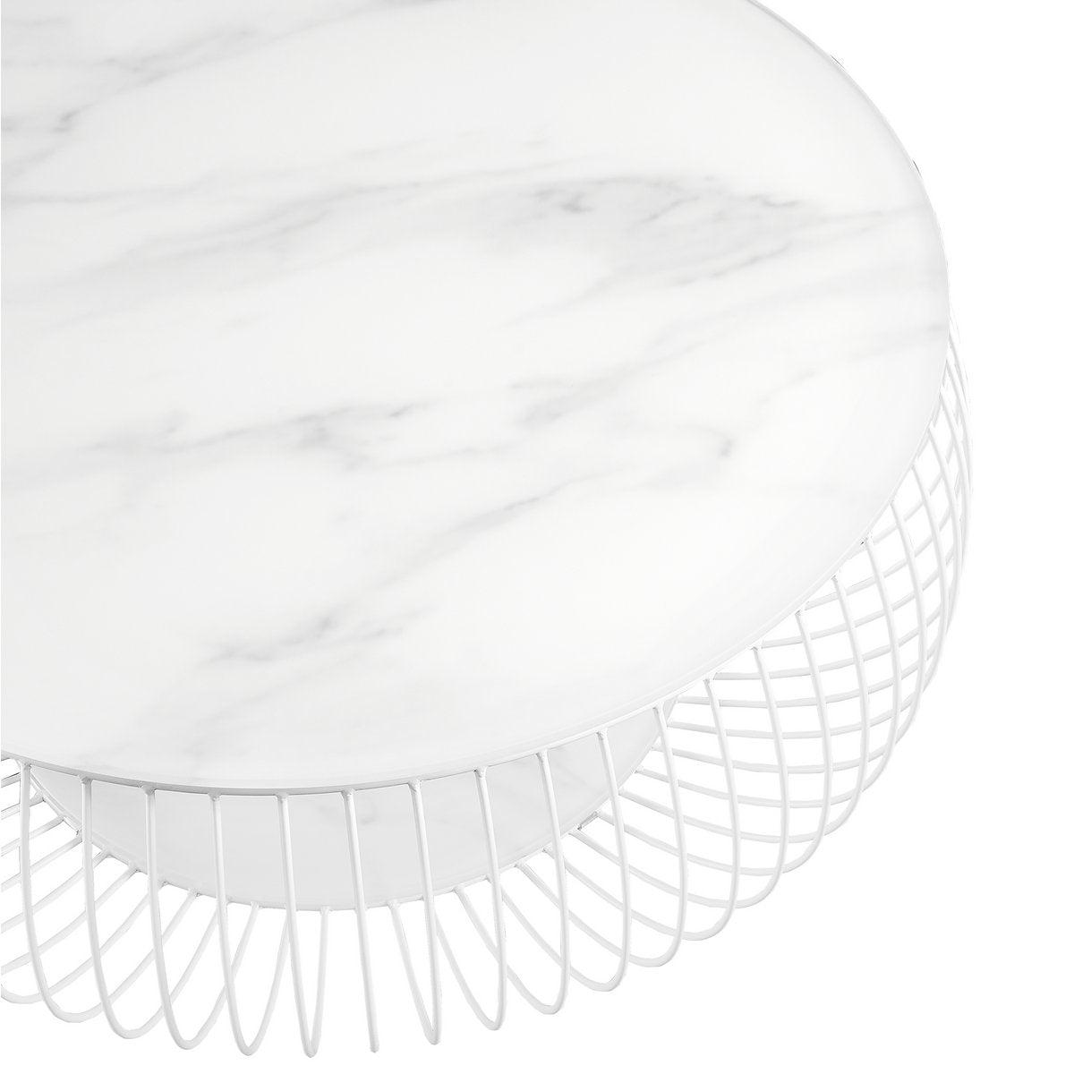 Coffee table Ø 86 cm white